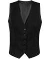 03167 Lds Max NEOBLU Ladies Max Suit Waistcoat Deep Black colour image